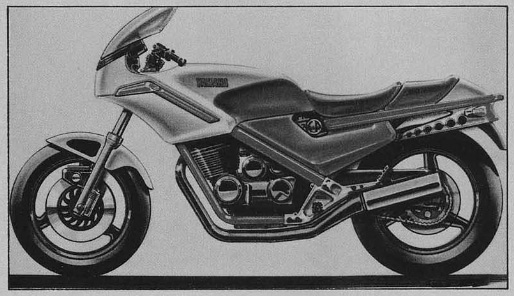 Yamaha fj1100 drawing